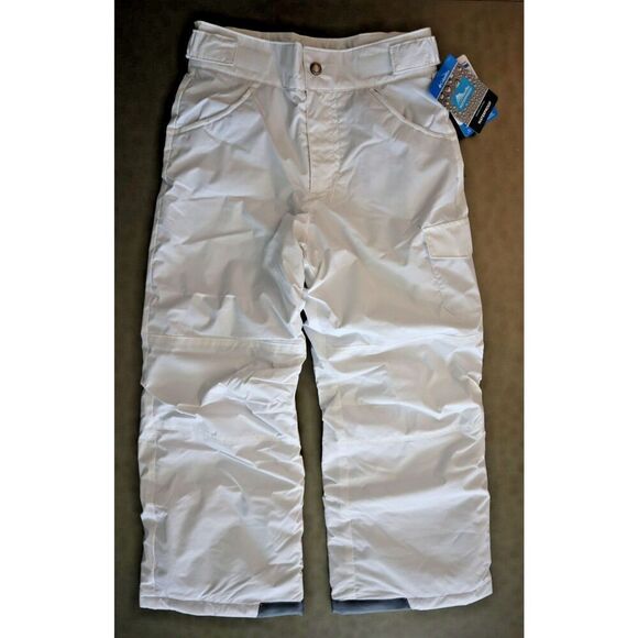 Columbia SG8381 Girls' Sz S (7/8) White Starchaser Peak II Insulated Pants - Picture 1 of 12